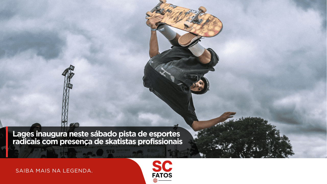 Lages inaugura neste sábado pista de esportes radicais com presença de skatistas profissionais!