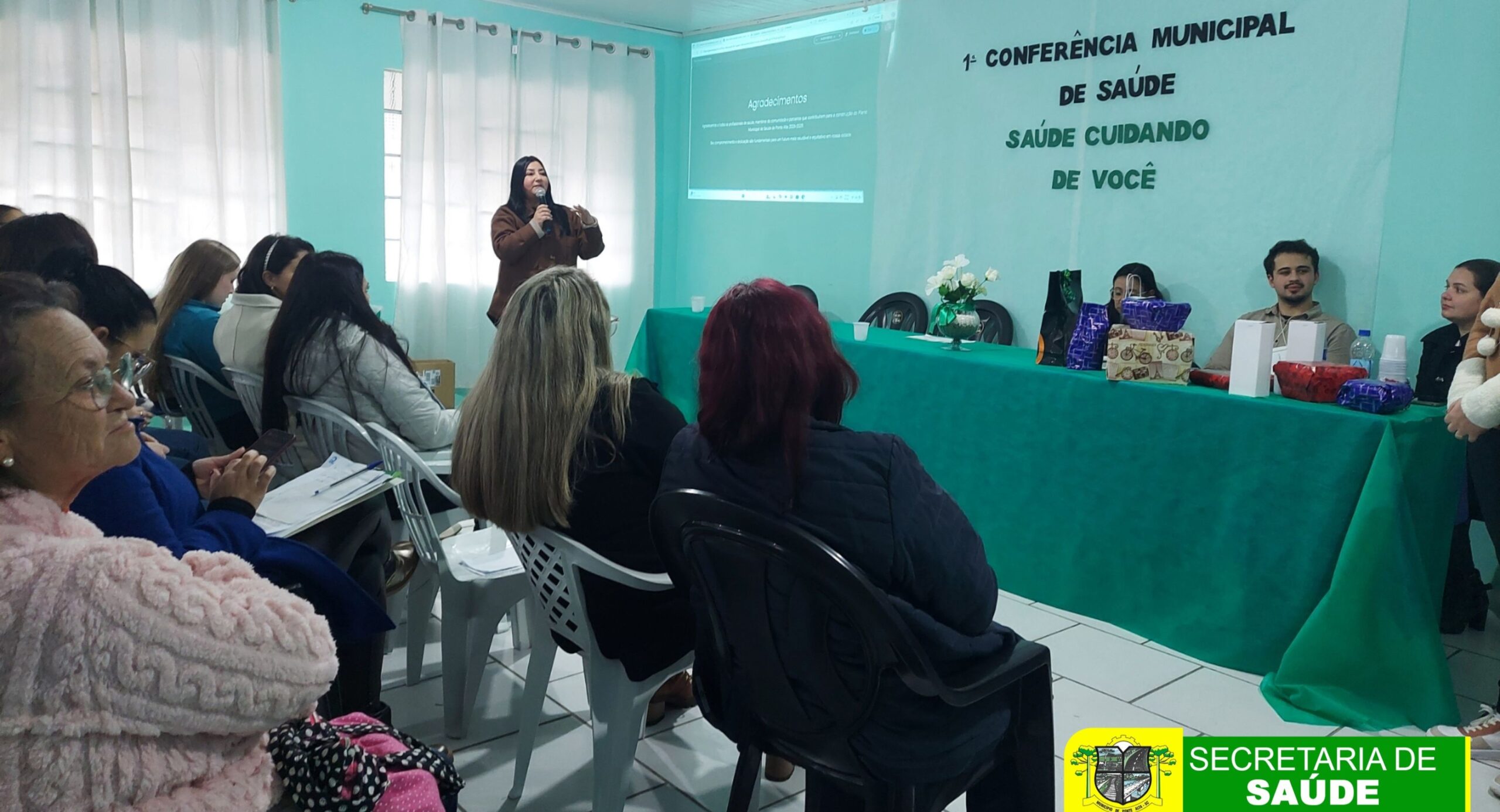 1ª Conferência Municipal de Saúde reúne comunidade e autoridades em Ponte Alta!