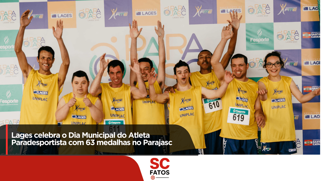 Lages celebra o Dia Municipal do Atleta Paradesportista com 63 medalhas no Parajasc