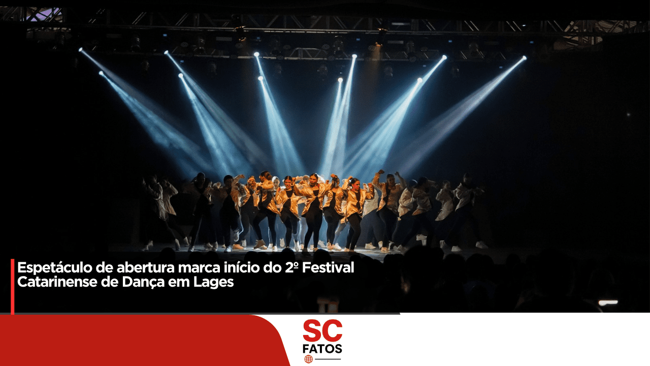 Espetáculo de abertura marca início do 2º Festival Catarinense de Dança em Lages