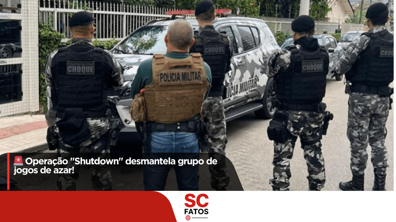 Operação “Shutdown” desmantela grupo de jogos de azar em SC e RS