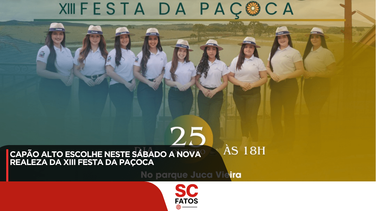 Capão Alto escolhe neste sábado a nova Realeza da XIII Festa da Paçoca