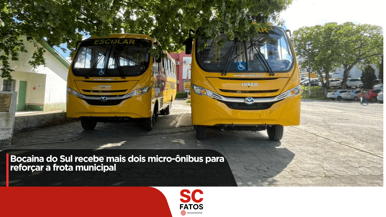 Bocaina do Sul recebe mais dois micro-ônibus para reforçar a frota municipal
