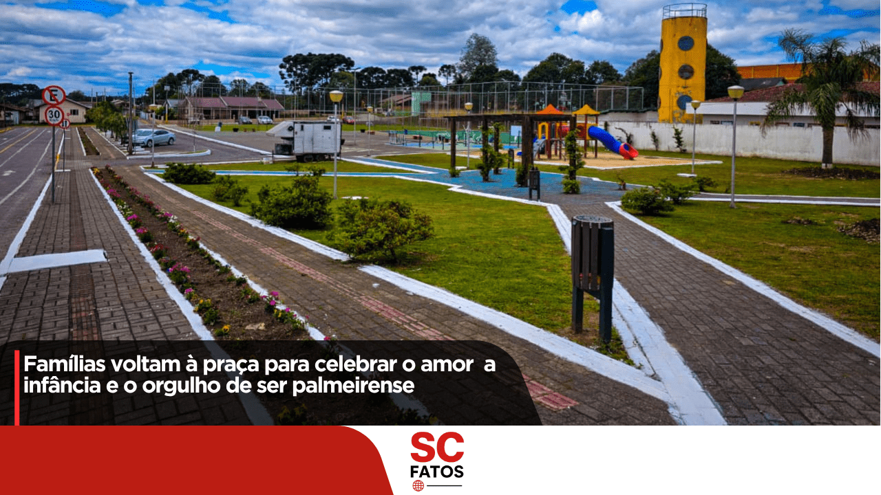 Famílias voltam à praça para celebrar o amor, a infância e o orgulho de ser palmeirense
