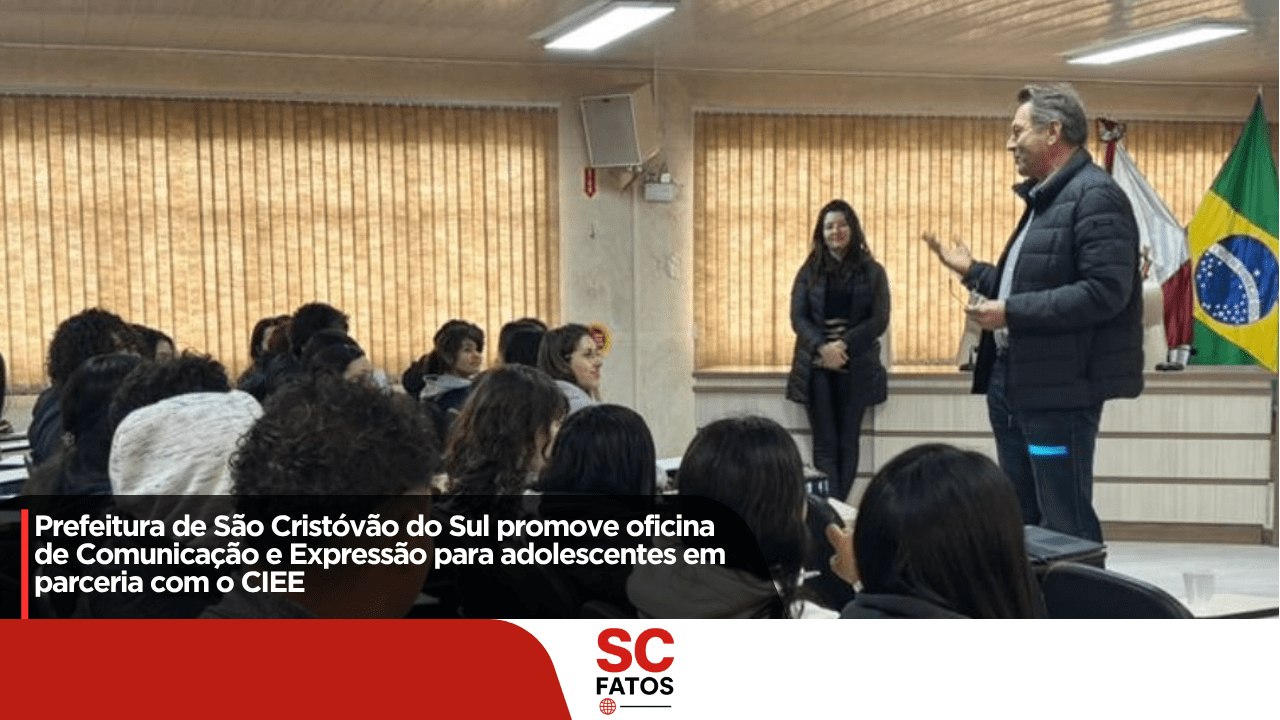 Prefeitura de São Cristóvão do Sul promove oficina de Comunicação e Expressão para adolescentes em parceria com o CIEE