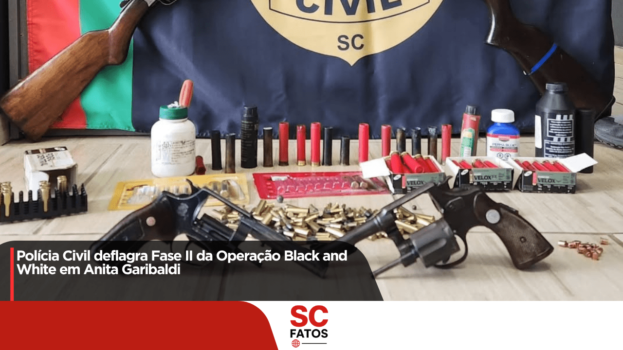 Polícia Civil deflagra Fase II da Operação Black and White em Anita Garibaldi