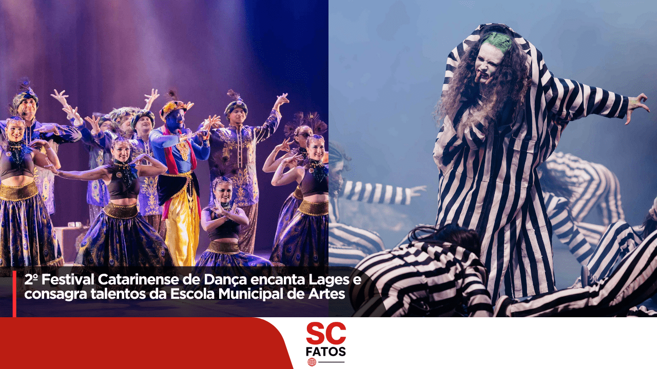 2º Festival Catarinense de Dança encanta Lages e consagra talentos da Escola Municipal de Artes
