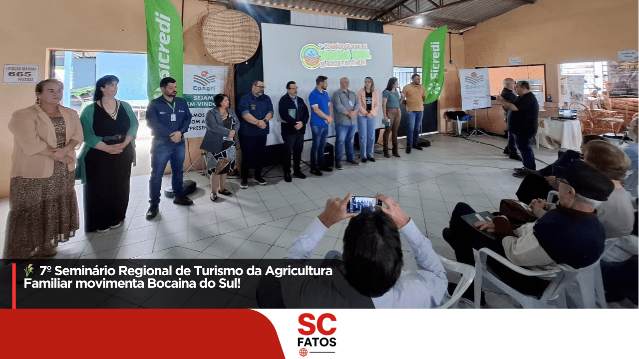 ð¾ 7º Seminário Regional de Turismo da Agricultura Familiar movimenta Bocaina do Sul!
