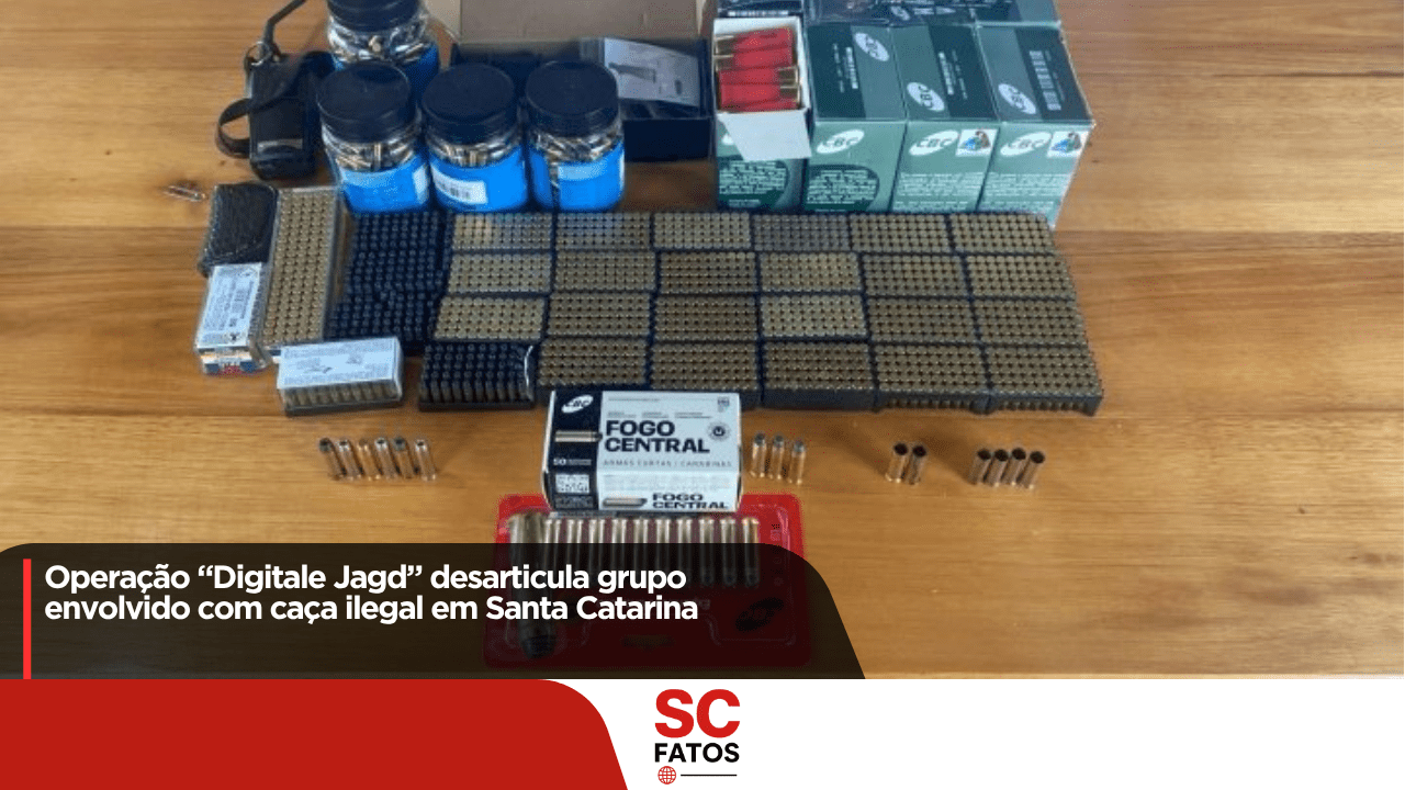 Operação “Digitale Jagd” desarticula grupo envolvido com caça ilegal em Santa Catarina