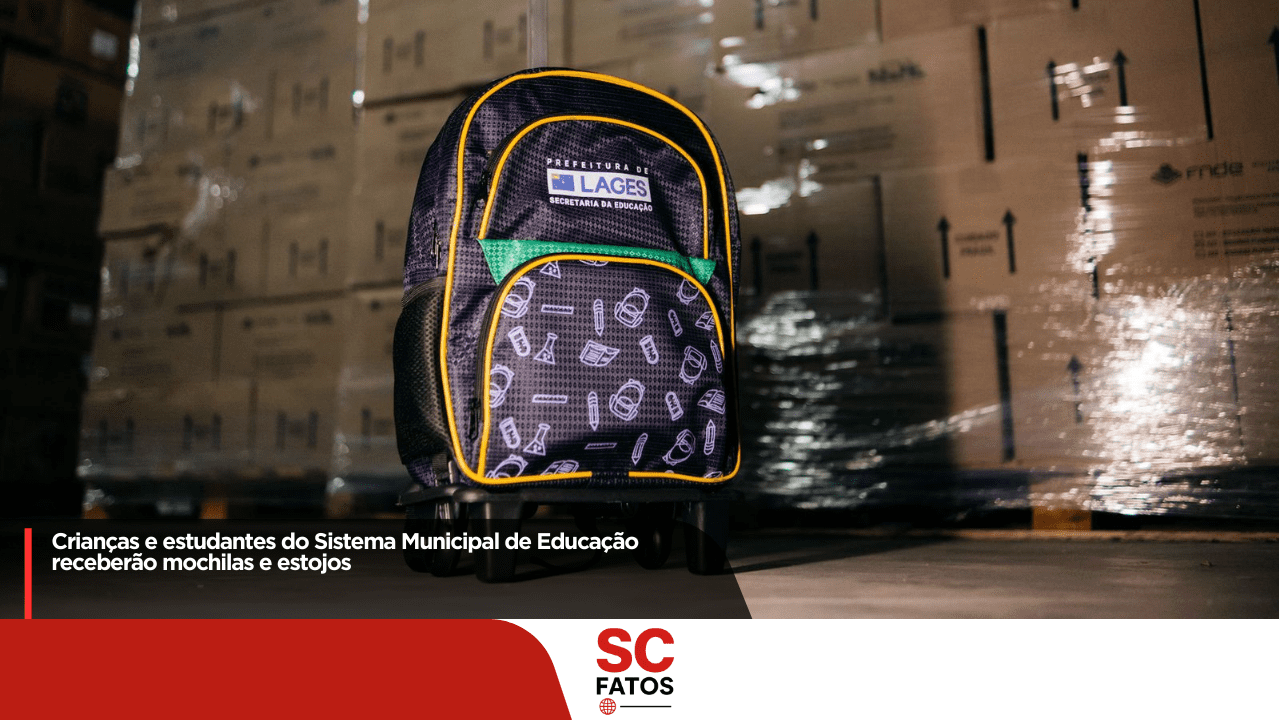 Crianças e estudantes do Sistema Municipal de Educação receberão mochilas e estojos