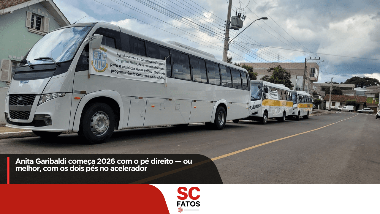 Anita Garibaldi começa 2026 com o pé direito — ou melhor, com os dois pés no acelerador