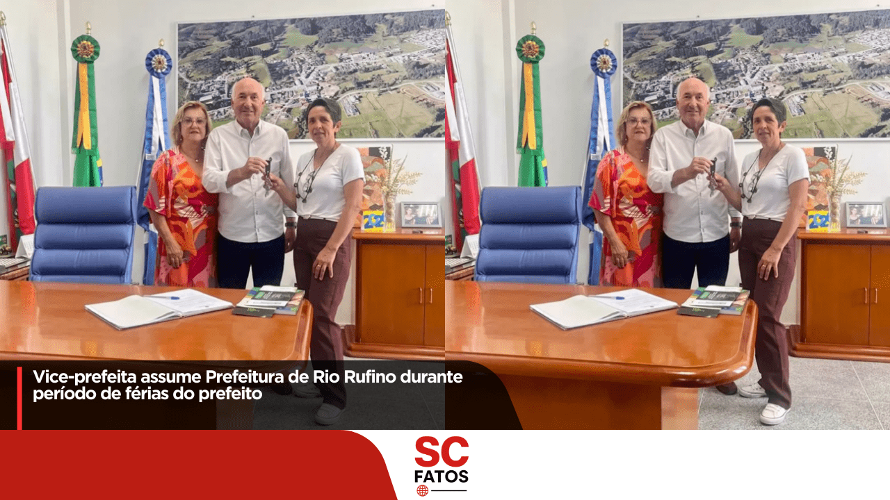 Vice-prefeita Erane Lorenzetti assume Prefeitura de Rio Rufino durante férias do prefeito