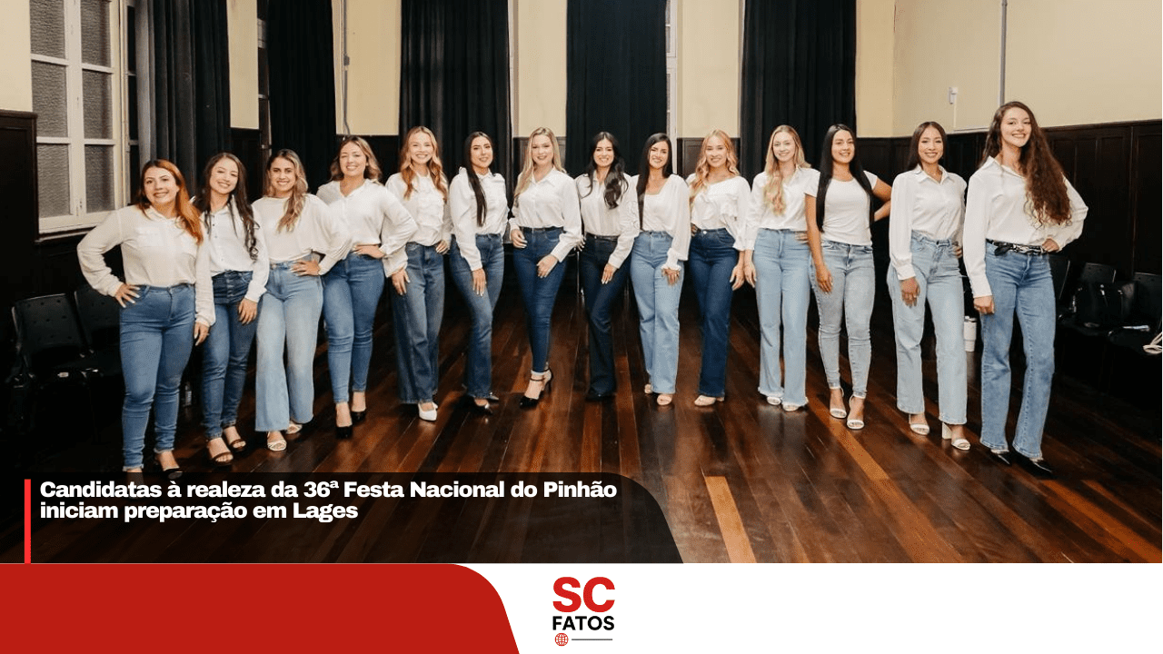 Candidatas à realeza da 36ª Festa Nacional do Pinhão iniciam preparação em Lages