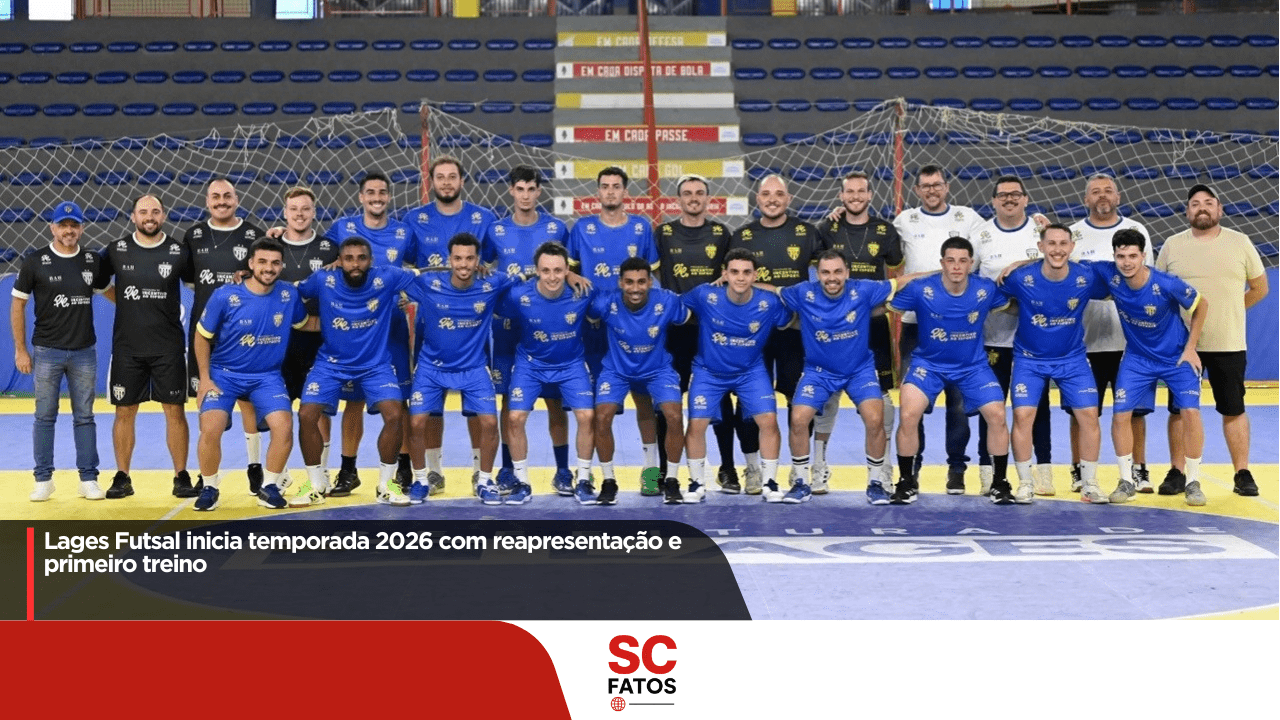 Lages Futsal inicia temporada 2026 com reapresentação e primeiro treino