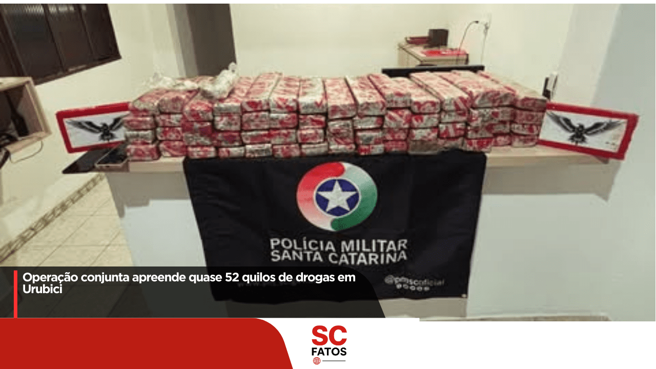 Operação apreende quase 52 kg de drogas em Urubici