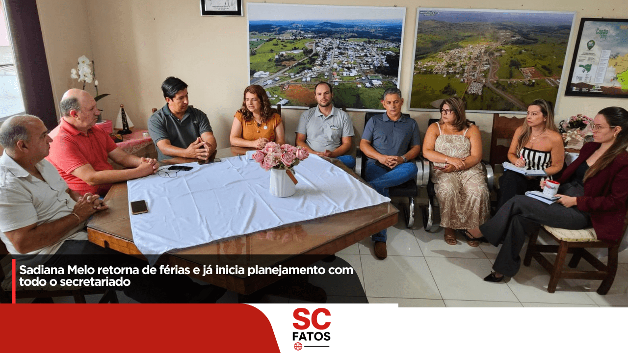 Sadiana Melo retorna de férias e já inicia planejamento com todo o secretariado