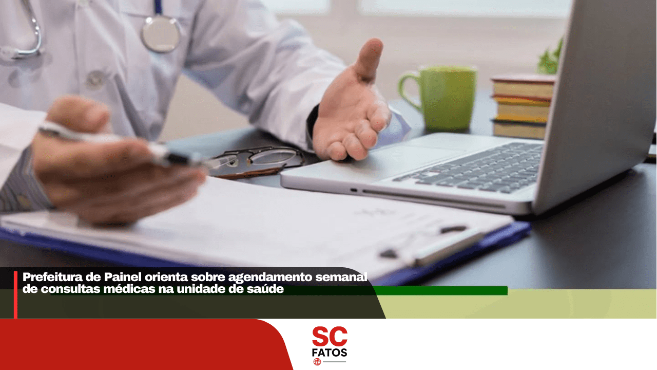 Prefeitura de Painel orienta sobre agendamento semanal de consultas médicas na unidade de saúde