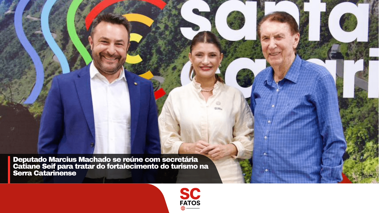 Deputado Marcius Machado se reúne com secretária Catiane Seif para tratar do fortalecimento do turismo na Serra Catarinense