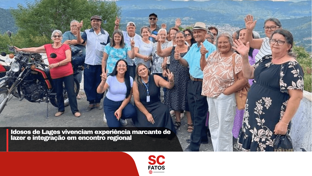Idosos de Lages vivenciam experiência marcante de lazer e integração em encontro regional