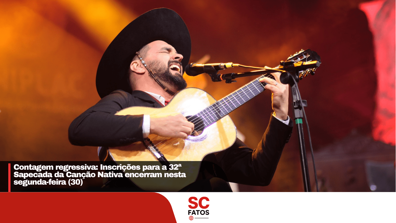 Prazo de inscrição para a 32ª Sapecada da Canção Nativa e 24ª Sapecada da Serra Catarinense termina na segunda-feira (30)