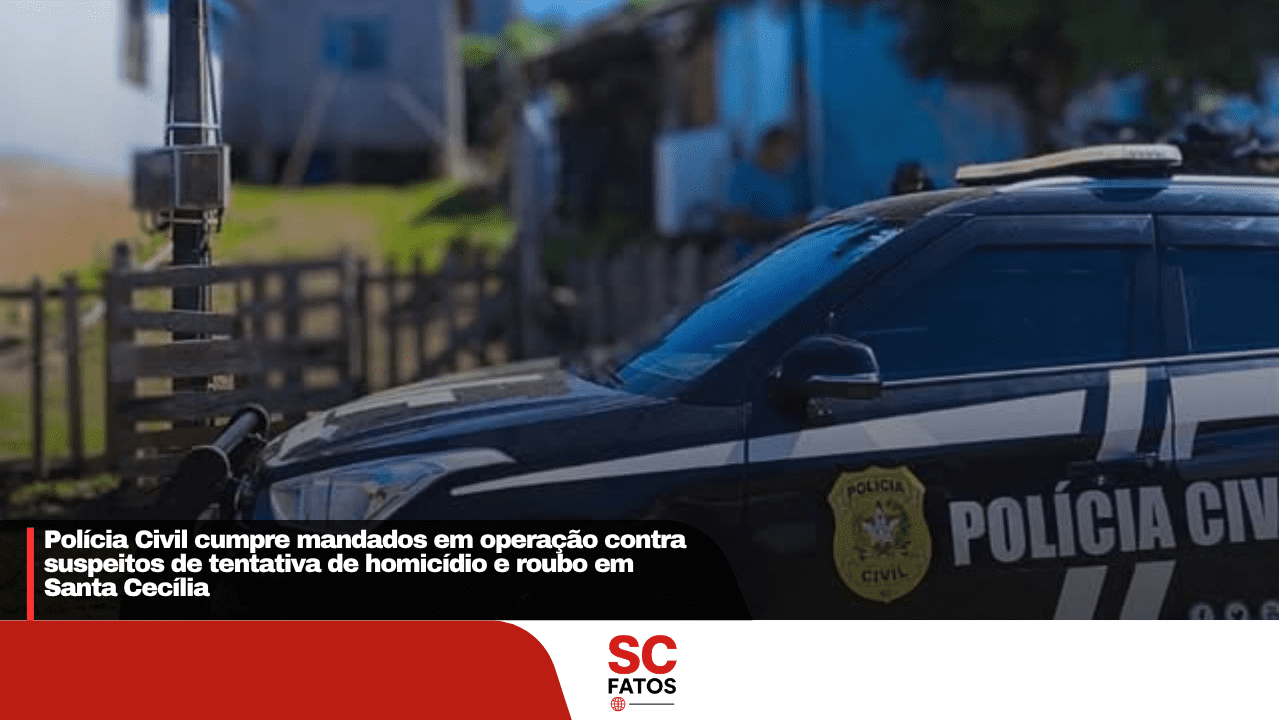 Polícia Civil cumpre mandados em operação contra suspeitos de tentativa de homicídio e roubo em Santa Cecília