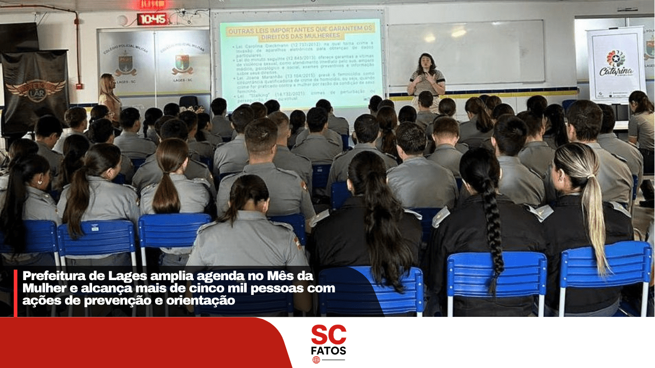 Prefeitura de Lages amplia agenda no Mês da Mulher e alcança mais de cinco mil pessoas com ações de prevenção e orientação
