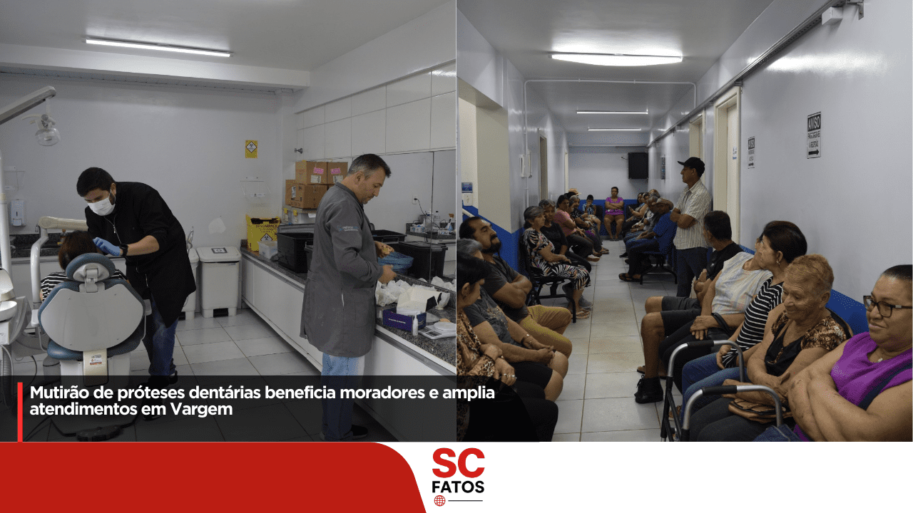 Mutirão de próteses dentárias beneficia moradores e amplia atendimentos em Vargem