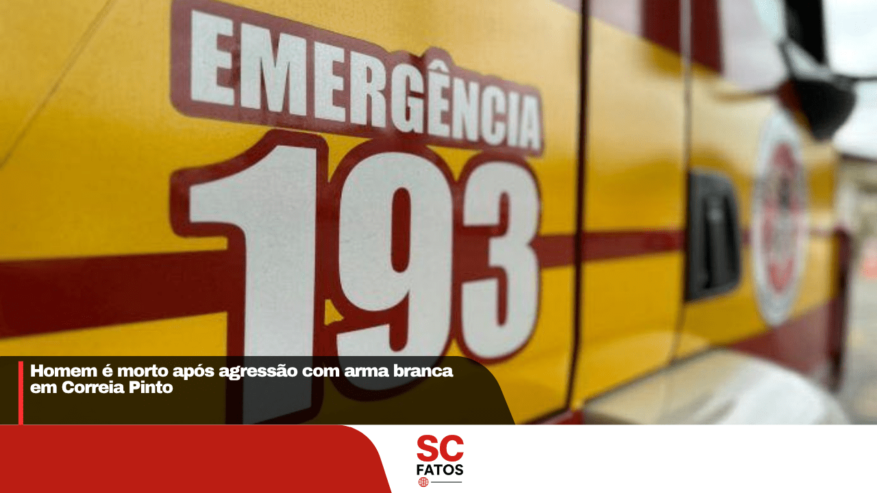 Homem é morto após agressão com arma branca em Correia Pinto