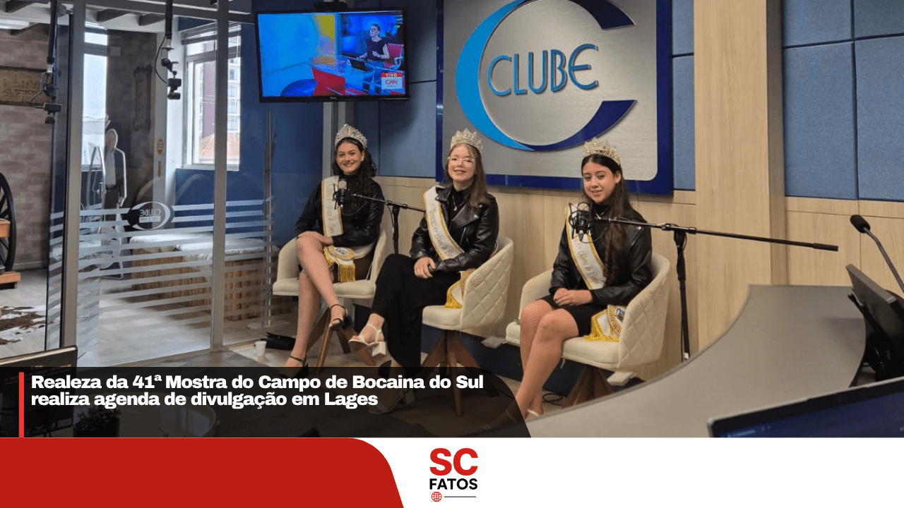 Realeza da 41ª Mostra do Campo de Bocaina do Sul realiza agenda de divulgação em Lages