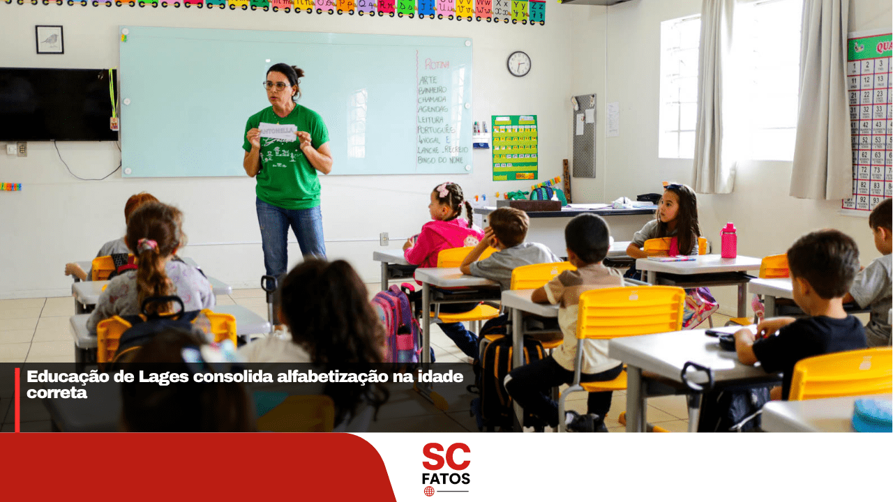 Educação de Lages consolida alfabetização na idade correta