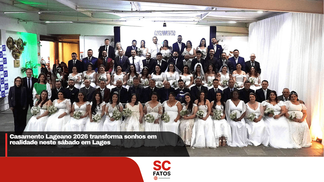 Casamento Lageano 2026 transforma sonhos em realidade neste sábado em Lages