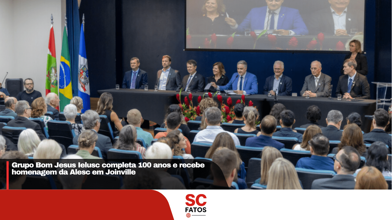 Grupo Bom Jesus Ielusc completa 100 anos e recebe homenagem da Alesc em Joinville