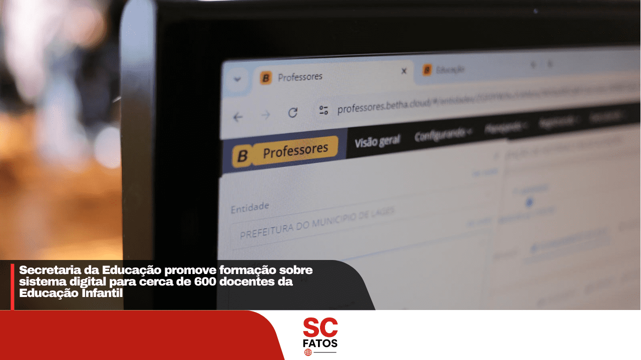 Secretaria da Educação promove formação sobre sistema digital para cerca de 600 docentes da Educação Infantil