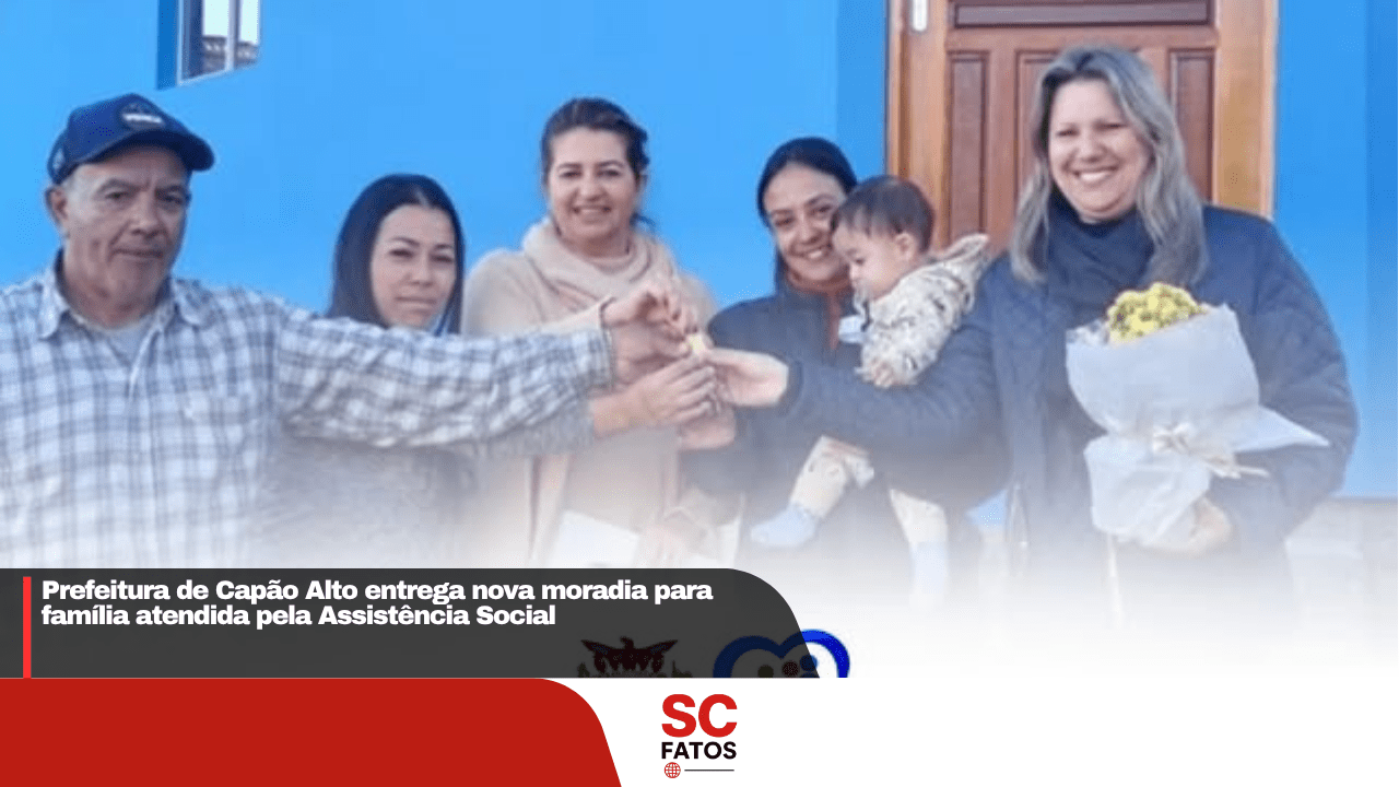 Prefeitura de Capão Alto entrega nova moradia para família atendida pela Assistência Social