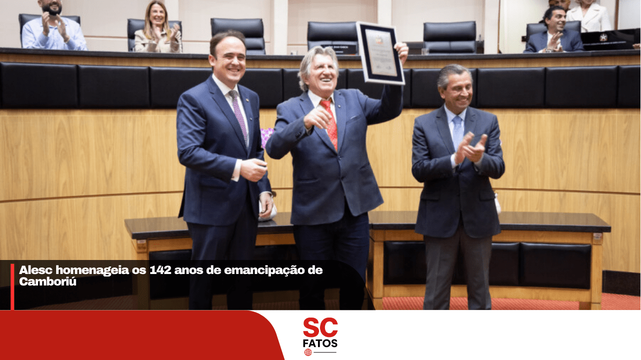 Alesc homenageia os 142 anos de emancipação de Camboriú