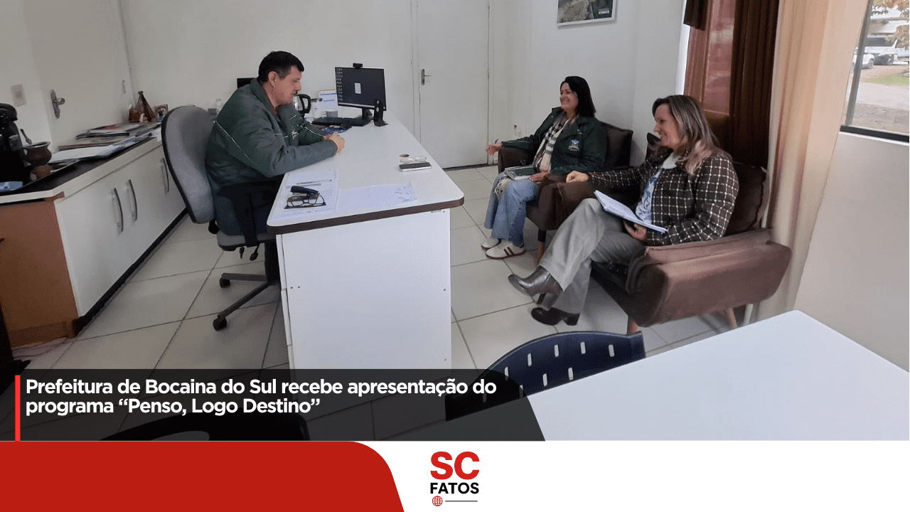 Prefeitura de Bocaina do Sul recebe apresentação do programa “Penso, Logo Destino”