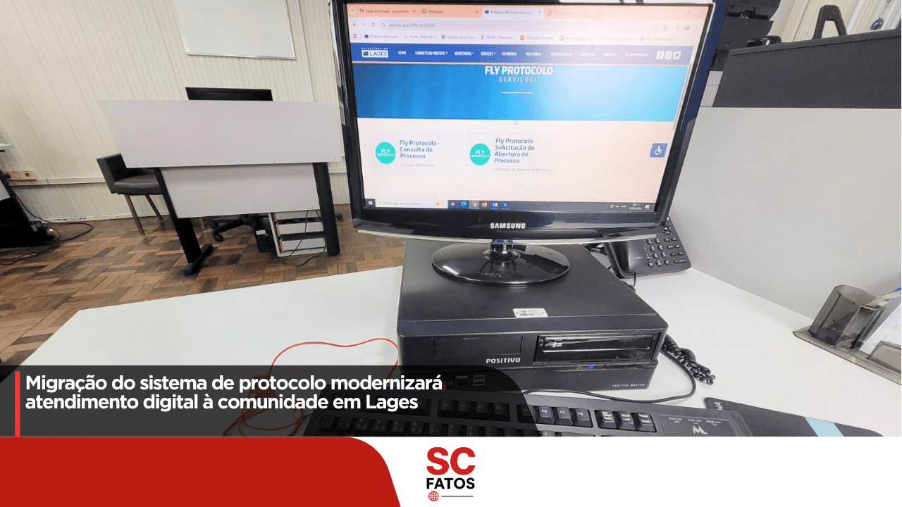 Migração do sistema de protocolo modernizará atendimento digital à comunidade em Lages