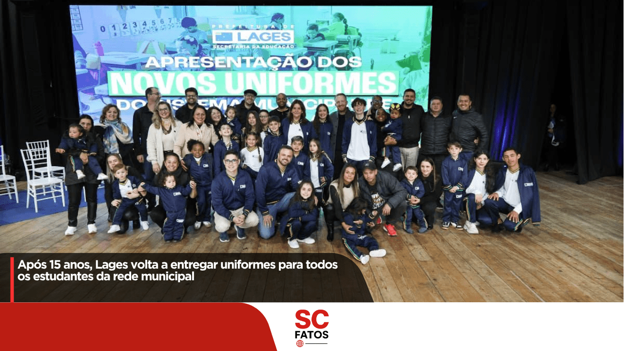 Após 15 anos, Lages volta a entregar uniformes para todos os estudantes da rede municipal