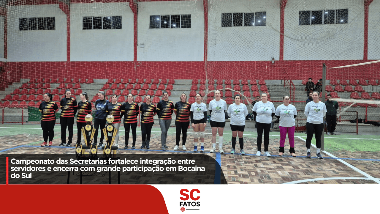 Campeonato das Secretarias fortalece integração entre servidores e encerra com grande participação em Bocaina do Sul