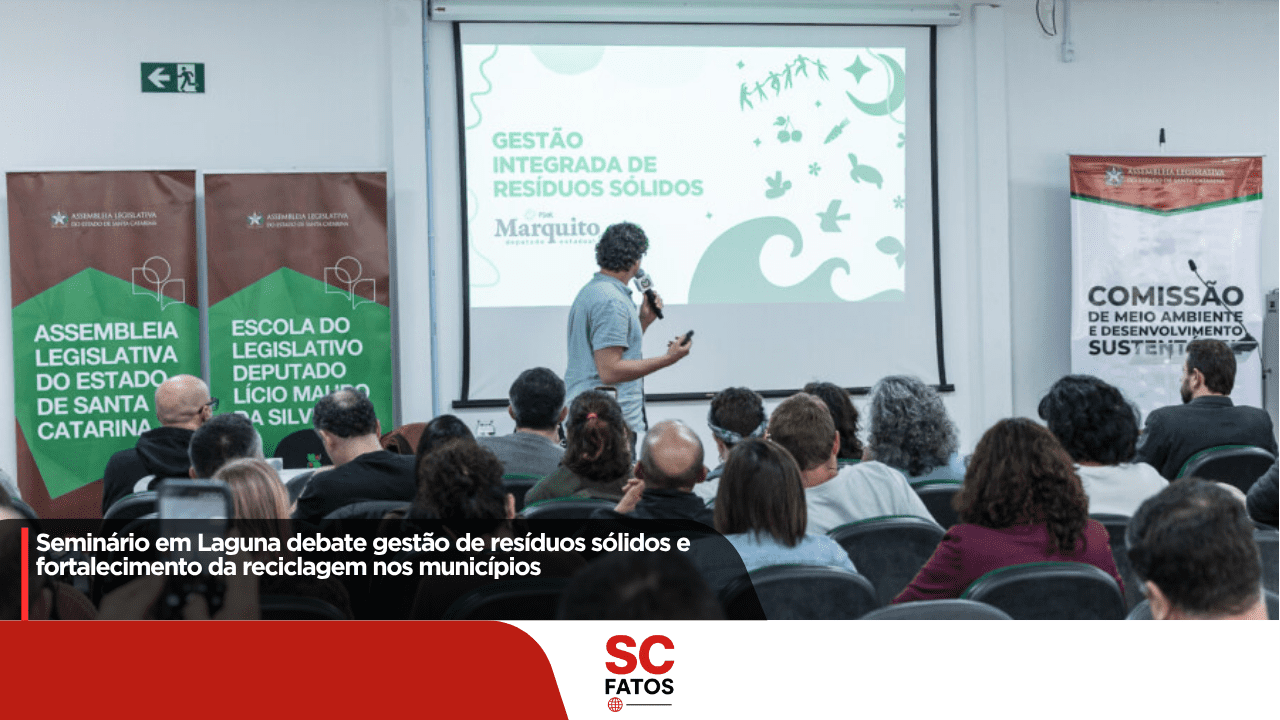 Seminário em Laguna debate gestão de resíduos sólidos e fortalecimento da reciclagem nos municípios