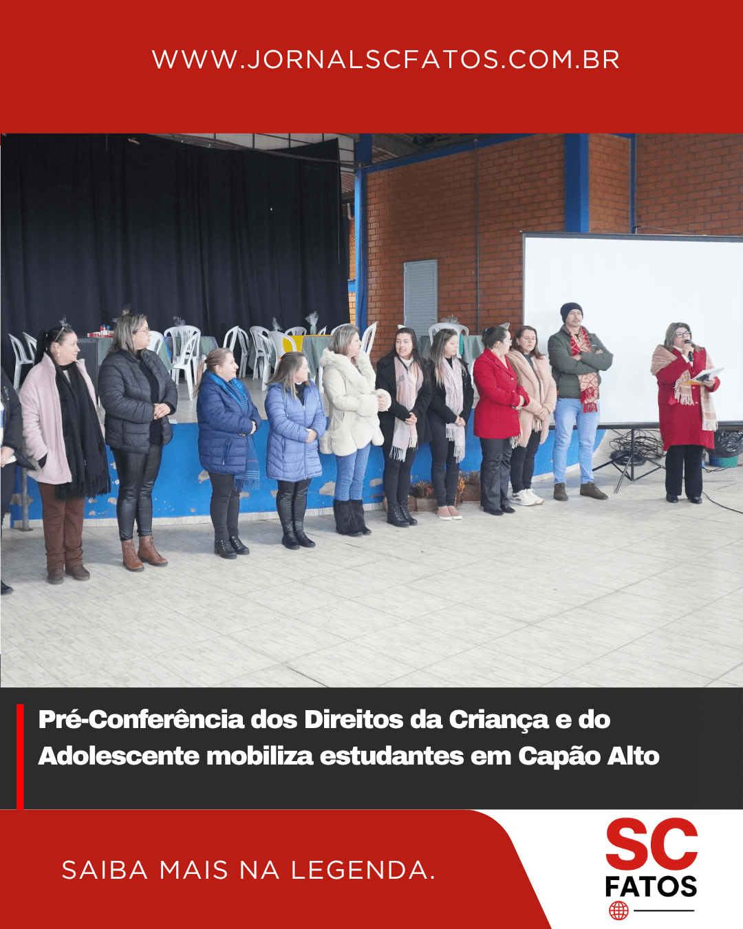 Pré-Conferência dos Direitos da Criança e do Adolescente mobiliza estudantes em Capão Alto
