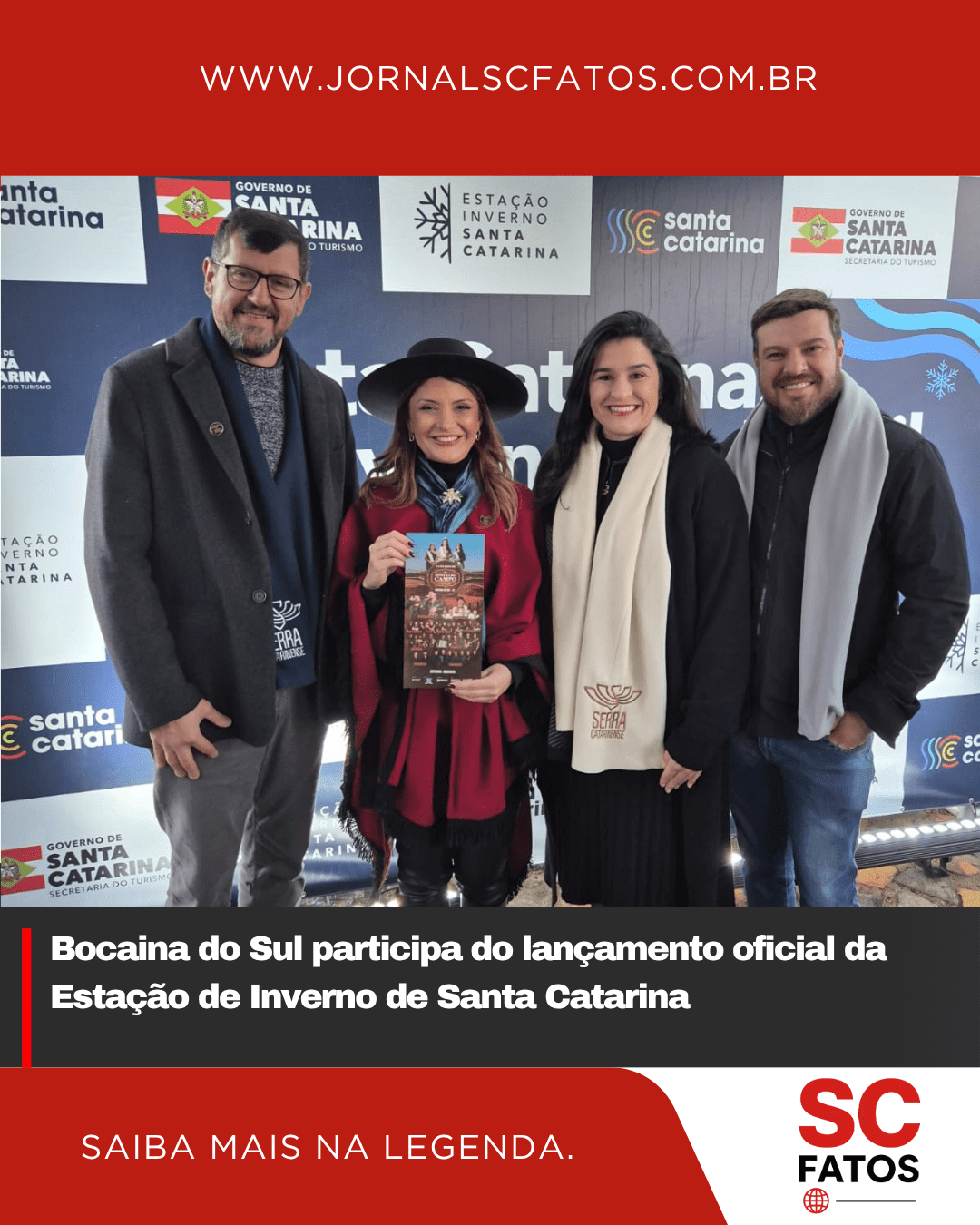 Bocaina do Sul participa do lançamento oficial da Estação de Inverno de Santa Catarina
