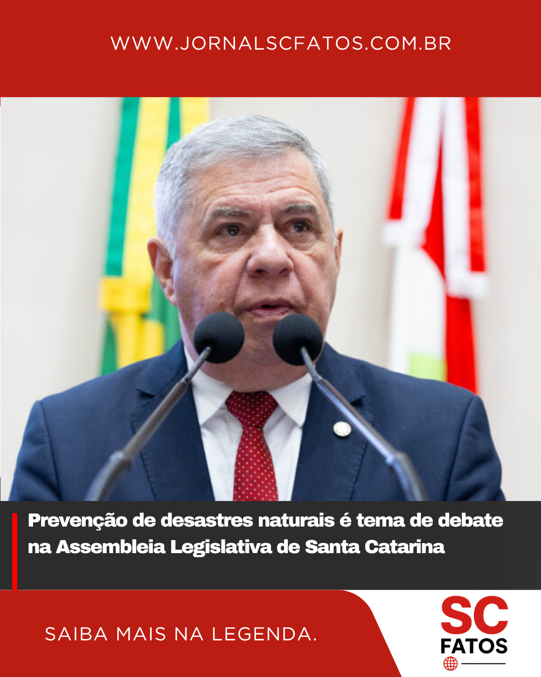 Prevenção de desastres naturais é tema de debate na Assembleia Legislativa de Santa Catarina