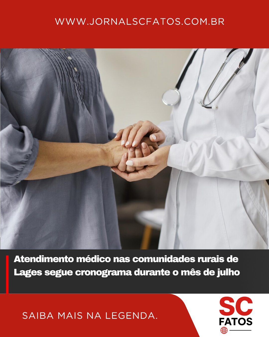 Atendimento médico nas comunidades rurais de Lages segue cronograma durante o mês de julho