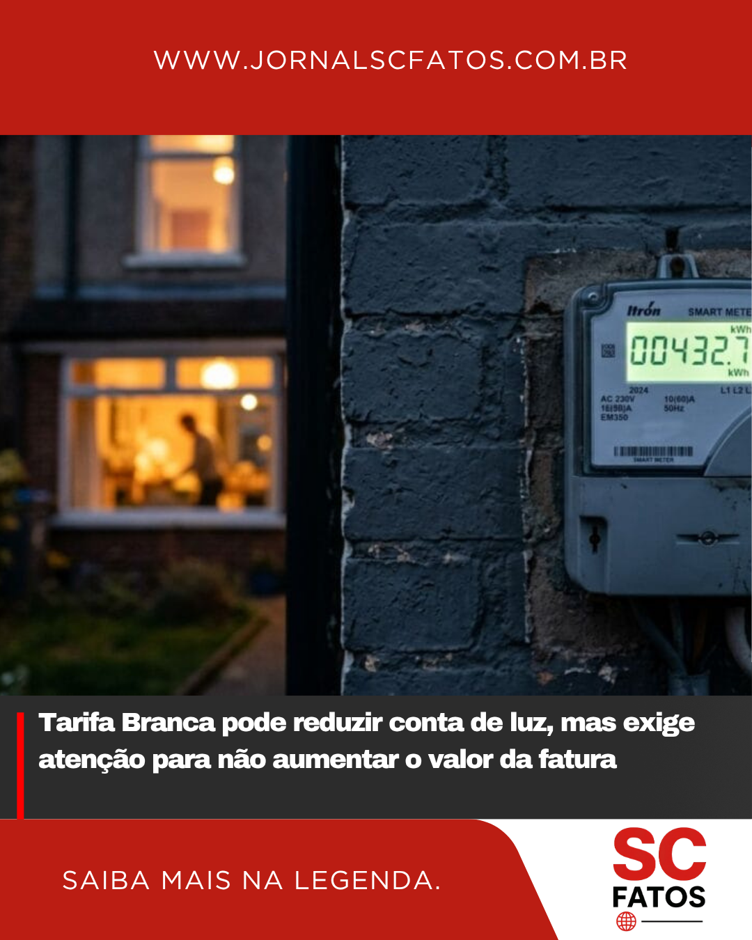 Tarifa Branca pode reduzir conta de luz, mas exige atenção para não aumentar o valor da fatura