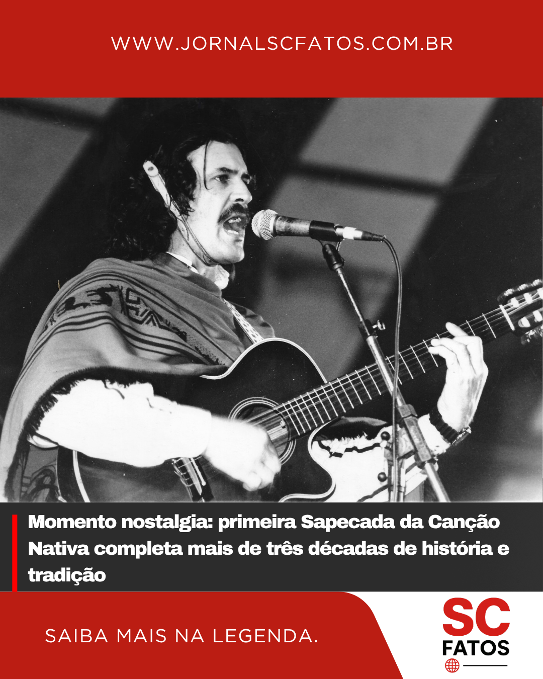 Momento nostalgia: primeira Sapecada da Canção Nativa completa mais de três décadas de história e tradição