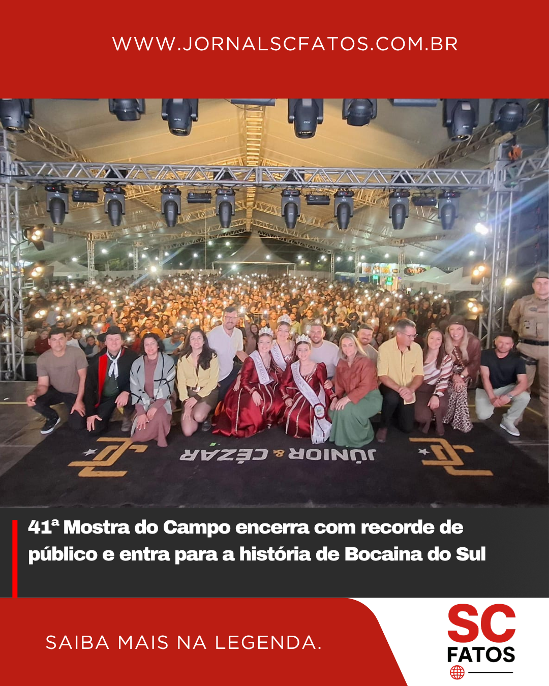 41ª Mostra do Campo encerra com recorde de público e entra para a história de Bocaina do Sul