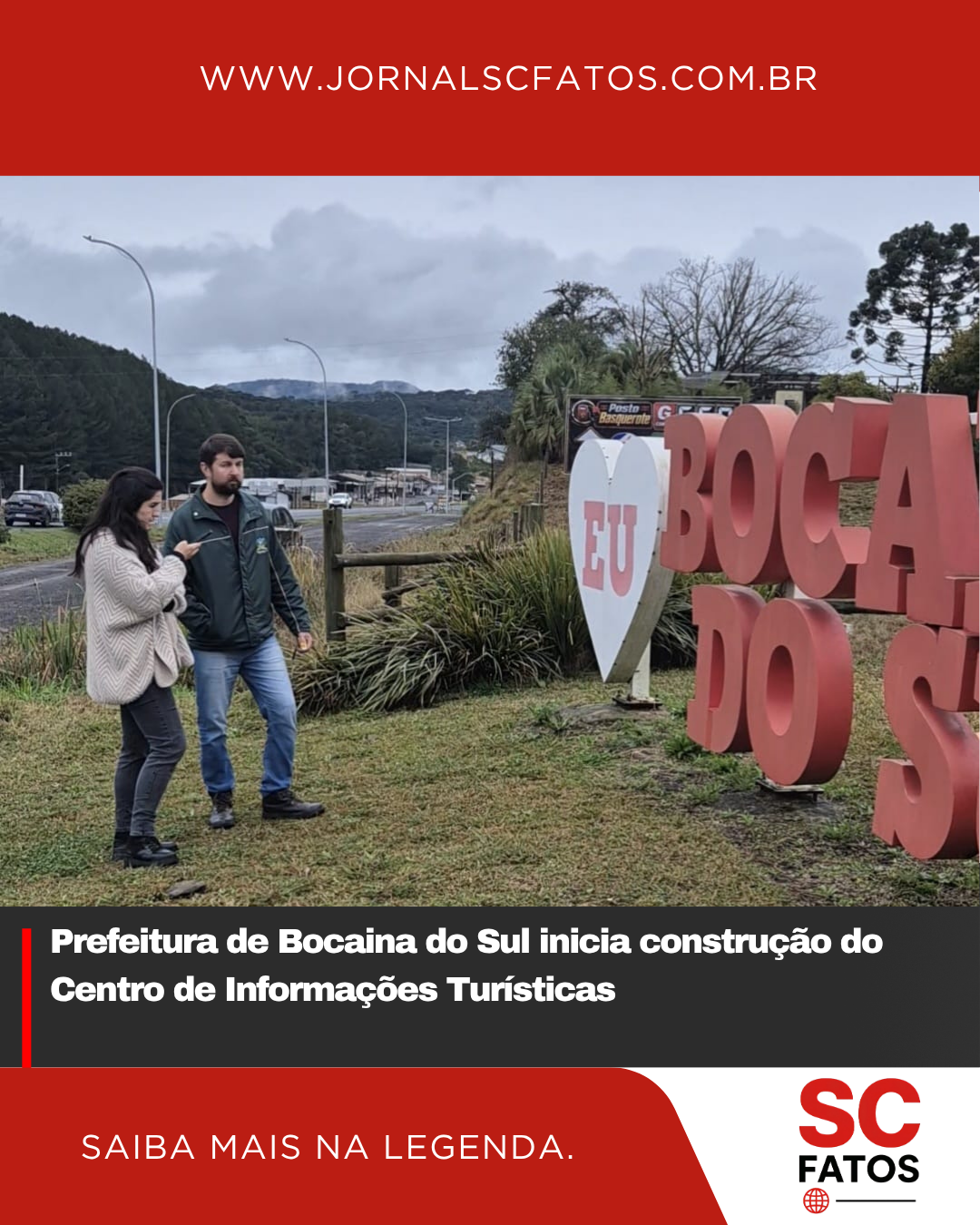 Prefeitura de Bocaina do Sul inicia construção do Centro de Informações Turísticas