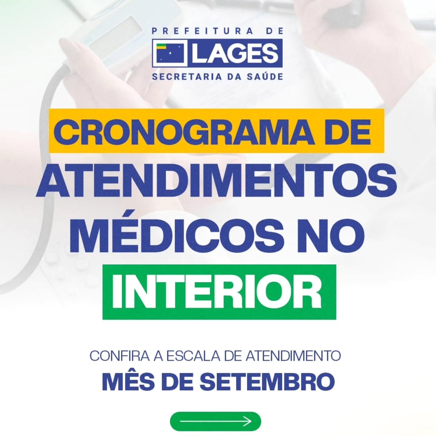 Saúde de Lages amplia atendimento médico e leva serviços a comunidades do interior em setembro