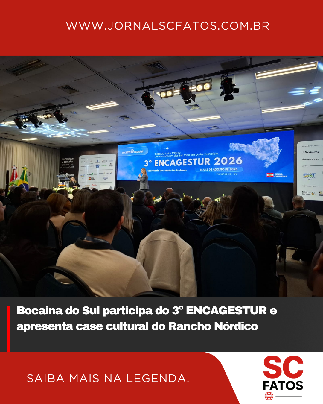 Bocaina do Sul participa do 3º ENCAGESTUR e apresenta case cultural do Rancho Nórdico